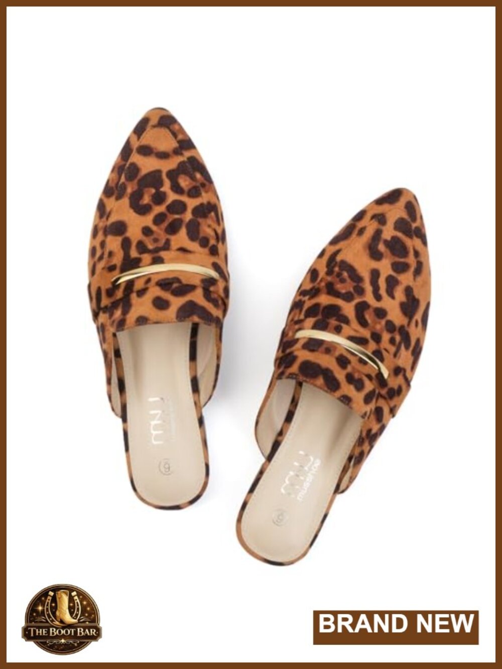 Suede Slip On Mules Pointed Toe Backless Loafers Cushioned Insole